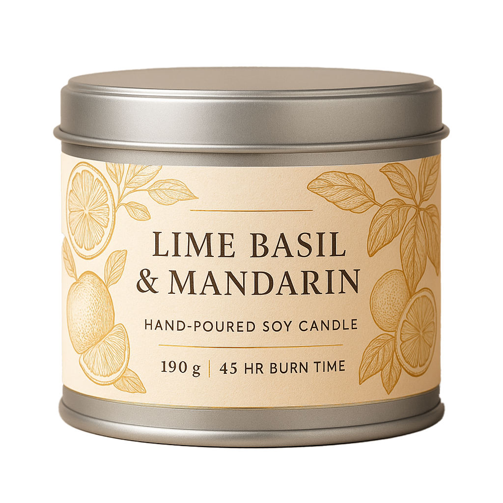 Tin Candle 250ml (click to choose scents)