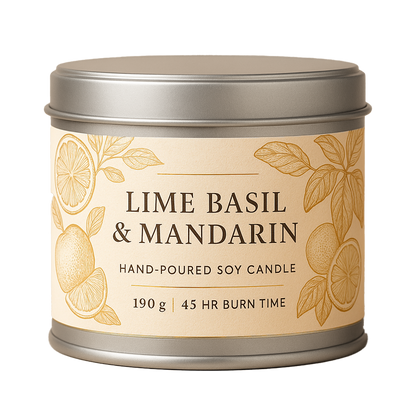 Tin Candle 250ml (click to choose scents)