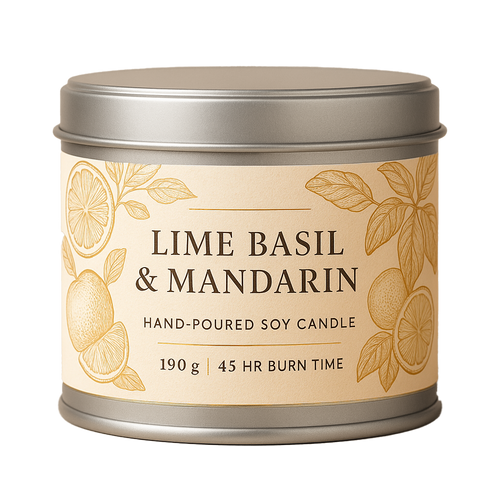 Tin Candle 250ml (click to choose scents)